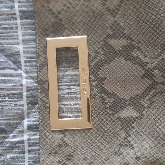 Michael Kors Snakeskin Clutch - Picture 3 of 6